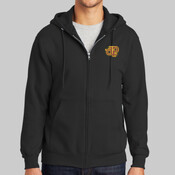PC90ZHT.e <> Tall Ultimate Full Zip Hooded Sweatshirt <> Embroidered (.225.265)